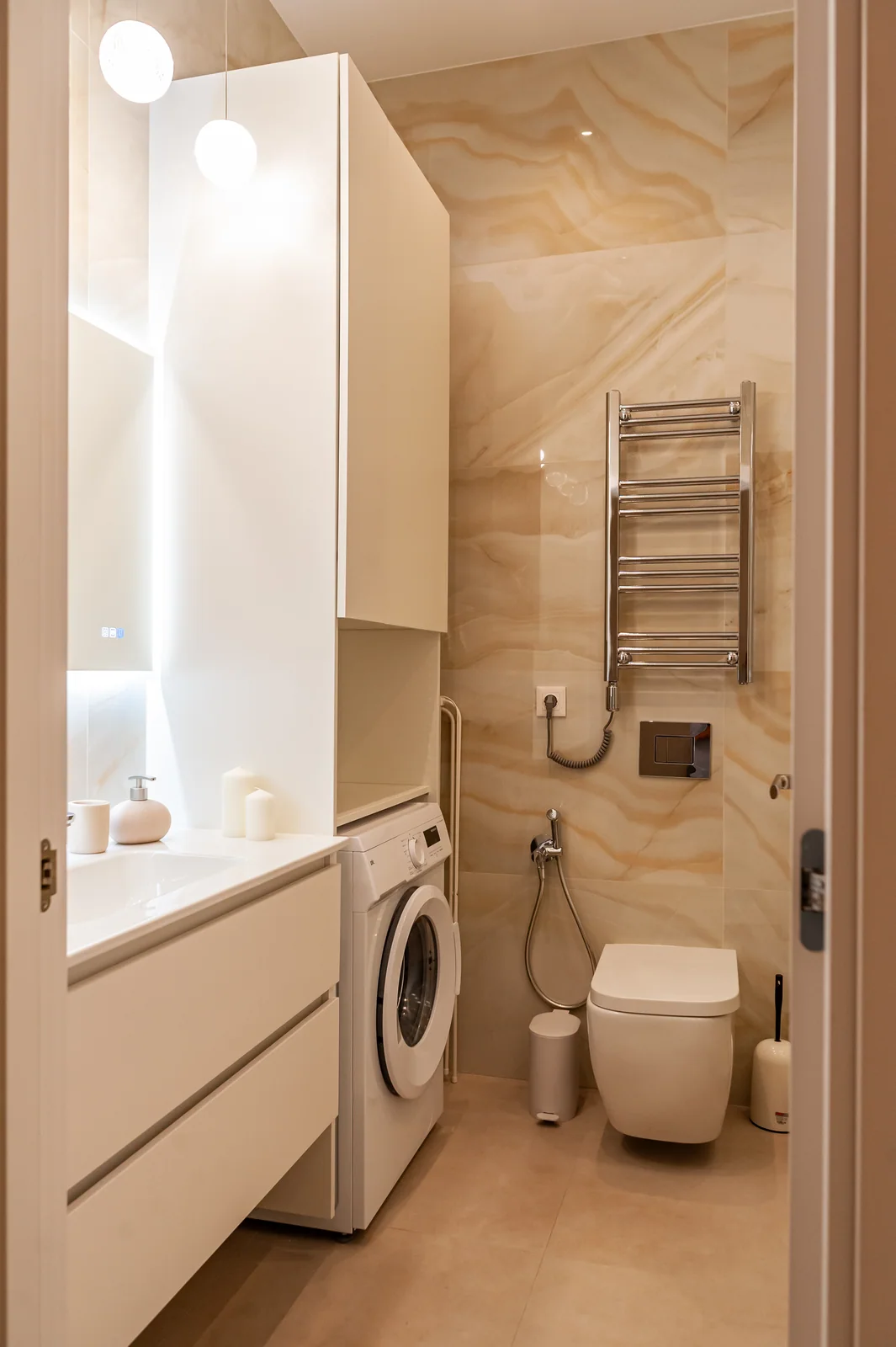 Washer and second WC